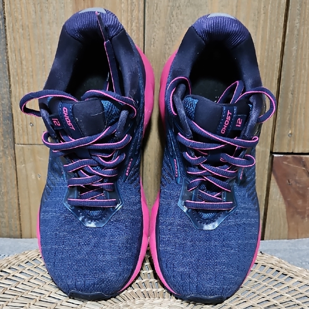 Brooks Women's Blue and Pink Athletic Shoes - Picture 3 of 6